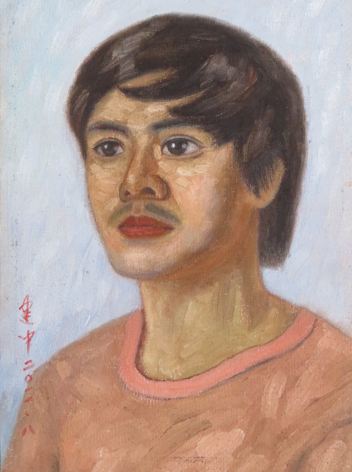 油画《大眼睛男青年》(作于2011年).JPG