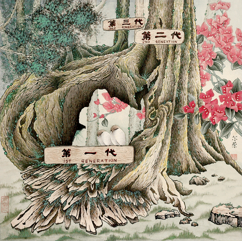 (12)阿里山神木——三代木  66cm×66cm.jpg